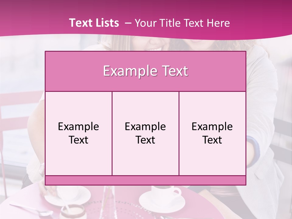 Showing Sharing Two PowerPoint Template