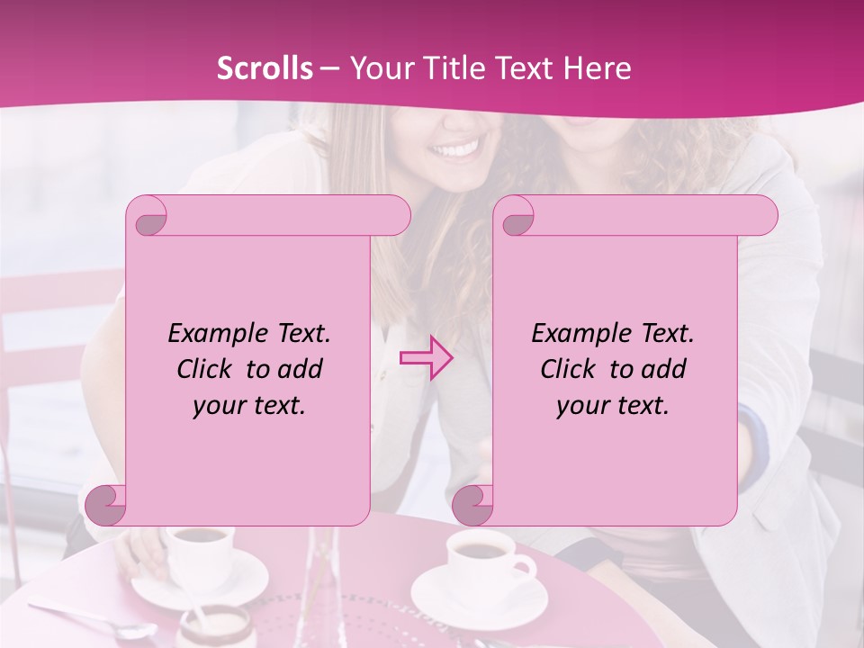 Showing Sharing Two PowerPoint Template