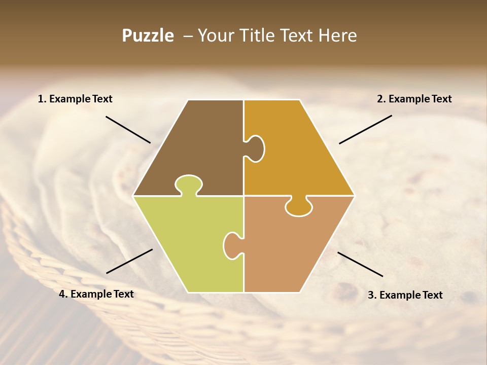 Studio Shot Indian Cuisine Vegetarian PowerPoint Template