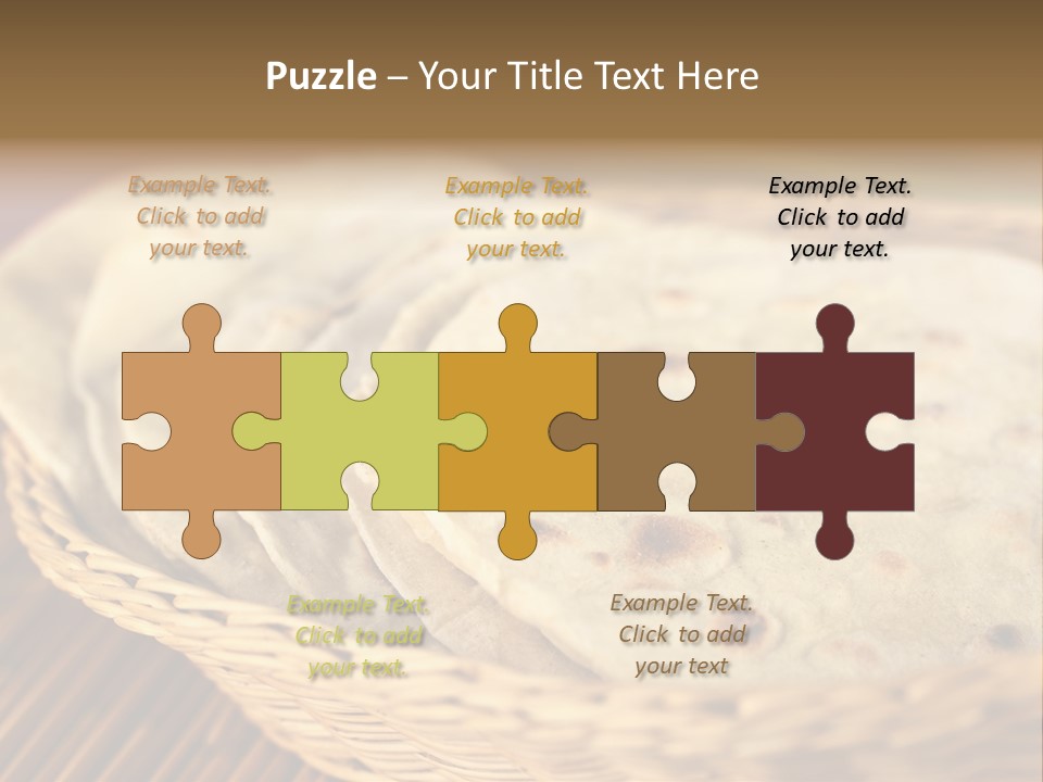 Studio Shot Indian Cuisine Vegetarian PowerPoint Template