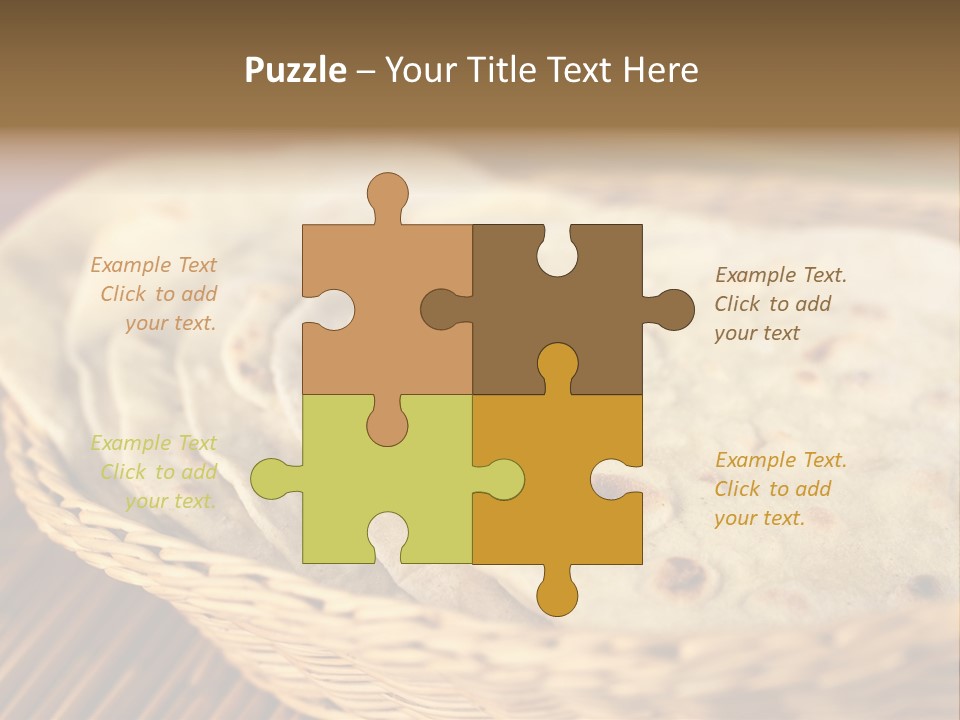 Studio Shot Indian Cuisine Vegetarian PowerPoint Template