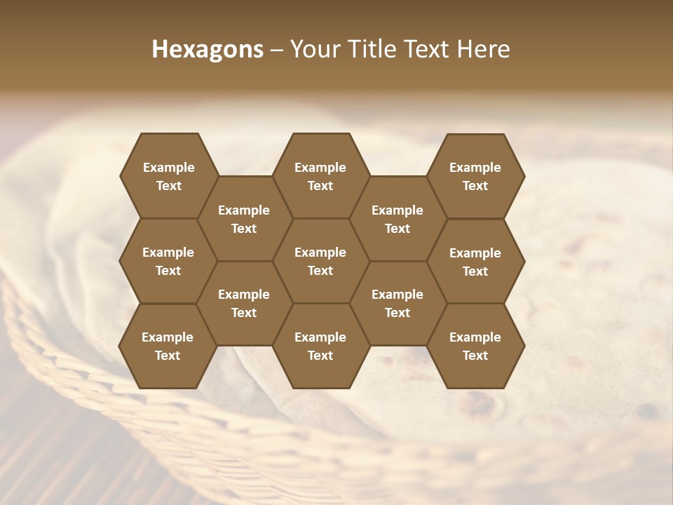 Studio Shot Indian Cuisine Vegetarian PowerPoint Template