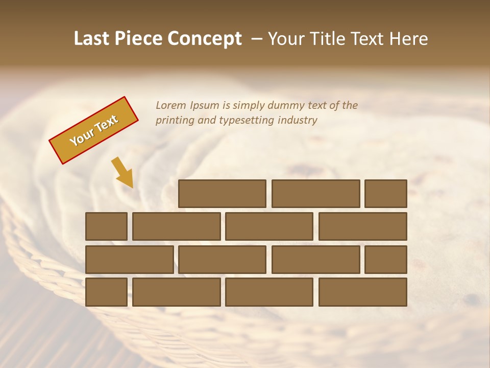 Studio Shot Indian Cuisine Vegetarian PowerPoint Template