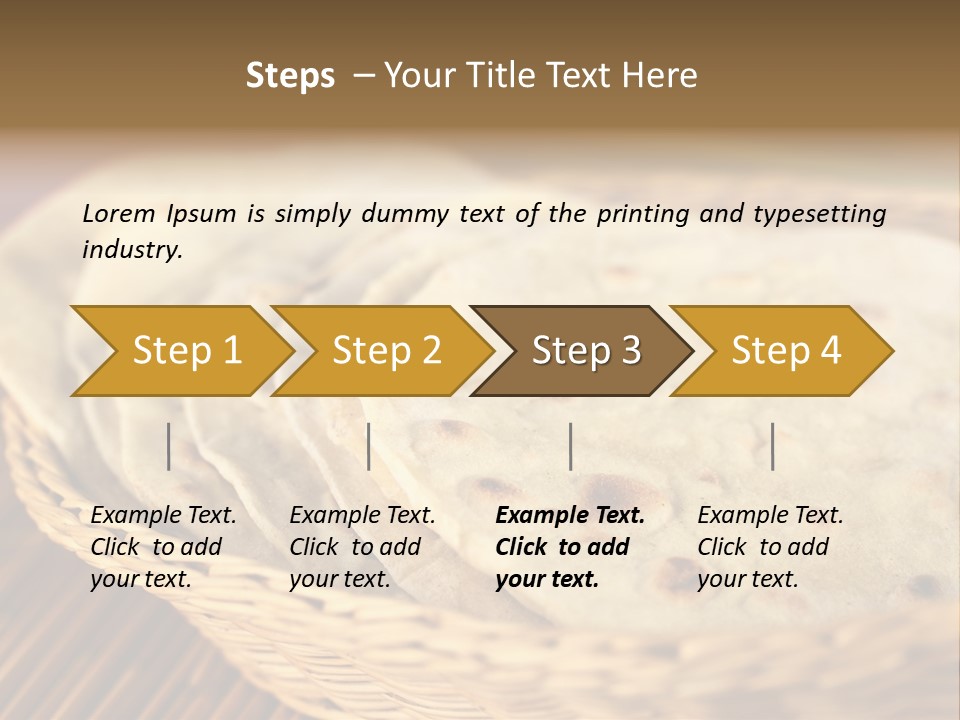 Studio Shot Indian Cuisine Vegetarian PowerPoint Template
