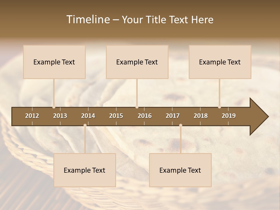 Studio Shot Indian Cuisine Vegetarian PowerPoint Template