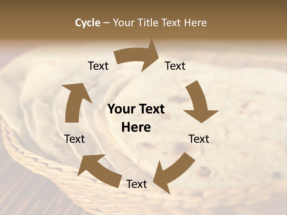 Studio Shot Indian Cuisine Vegetarian PowerPoint Template