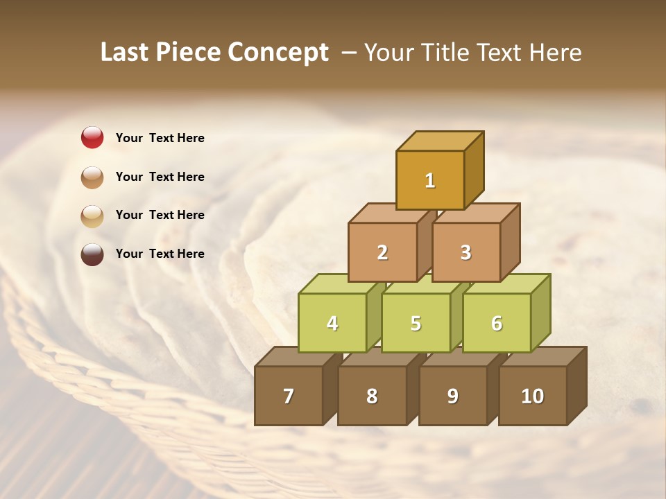 Studio Shot Indian Cuisine Vegetarian PowerPoint Template