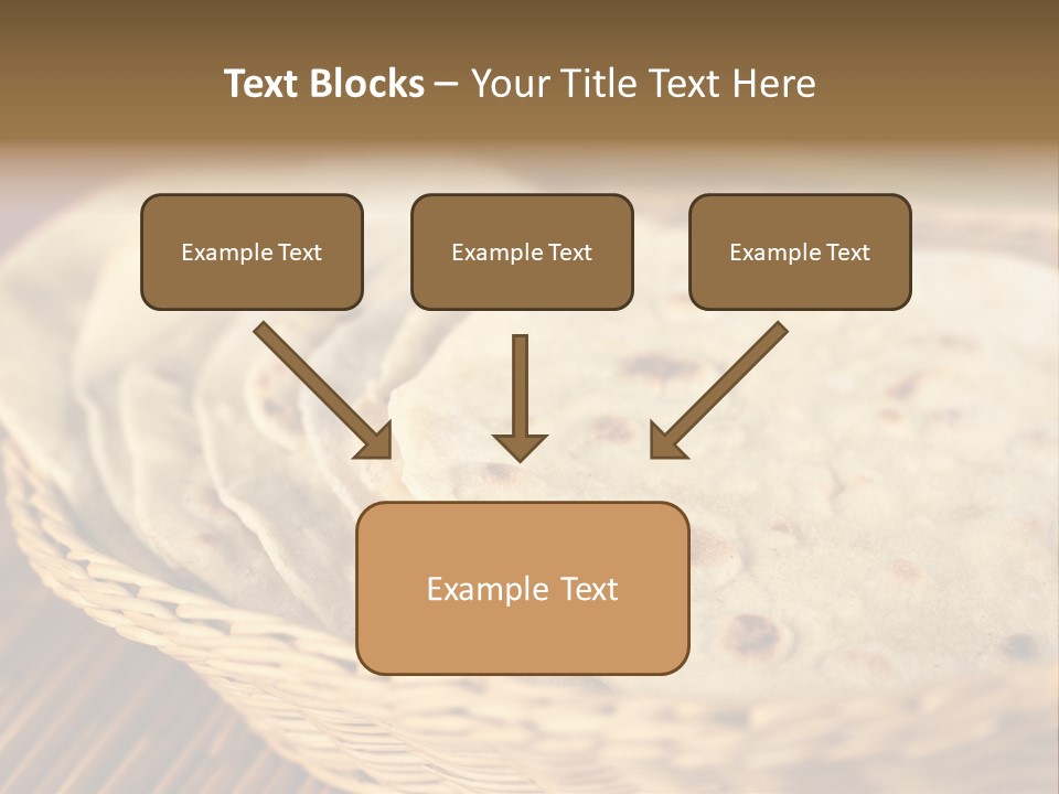 Studio Shot Indian Cuisine Vegetarian PowerPoint Template