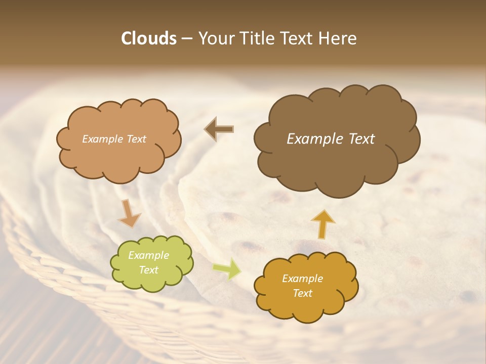 Studio Shot Indian Cuisine Vegetarian PowerPoint Template