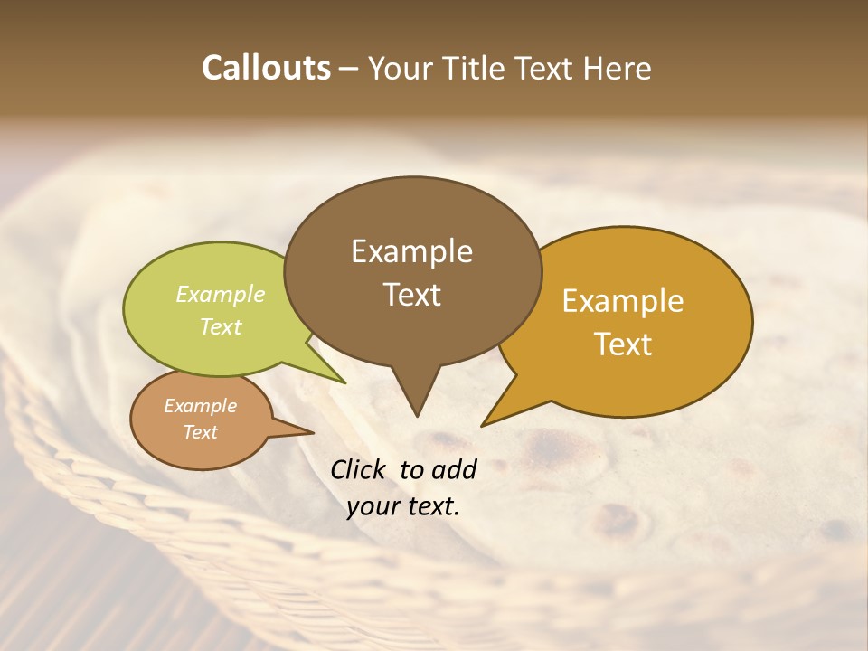 Studio Shot Indian Cuisine Vegetarian PowerPoint Template