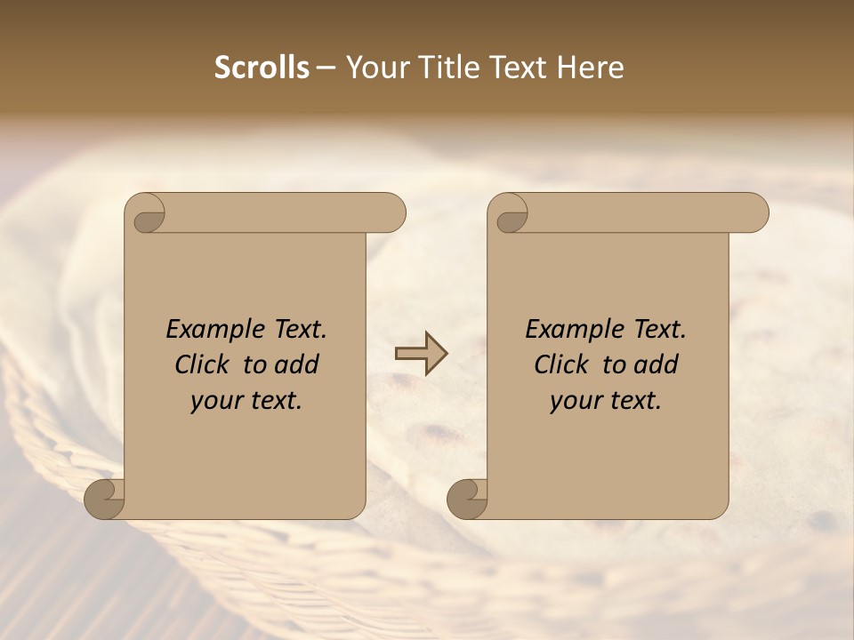 Studio Shot Indian Cuisine Vegetarian PowerPoint Template