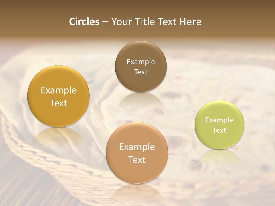 Studio Shot Indian Cuisine Vegetarian PowerPoint Template