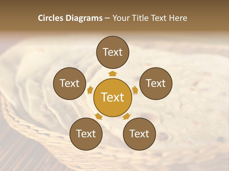 Studio Shot Indian Cuisine Vegetarian PowerPoint Template