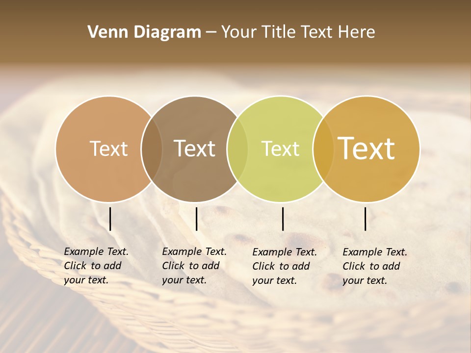 Studio Shot Indian Cuisine Vegetarian PowerPoint Template