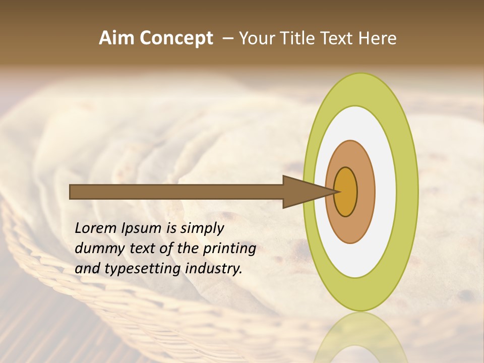 Studio Shot Indian Cuisine Vegetarian PowerPoint Template