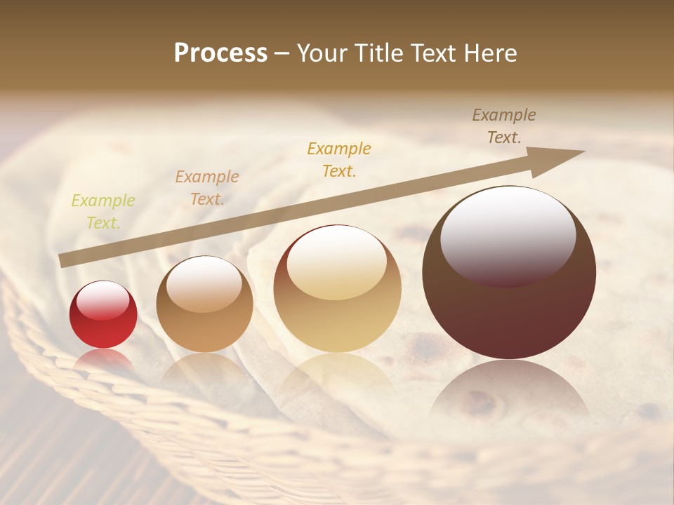 Studio Shot Indian Cuisine Vegetarian PowerPoint Template