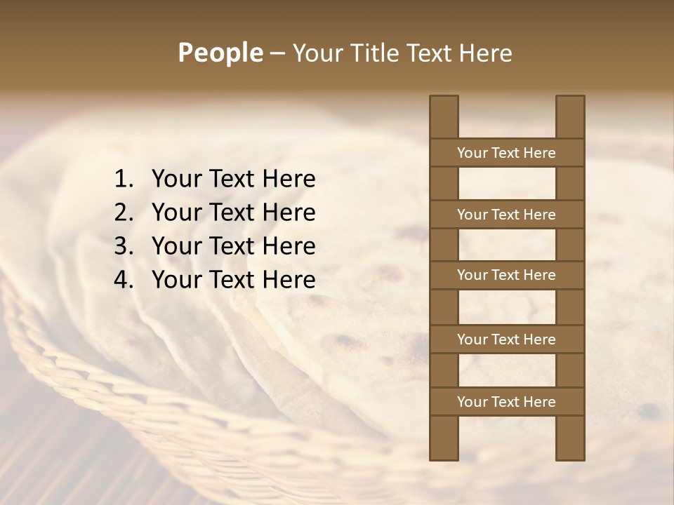 Studio Shot Indian Cuisine Vegetarian PowerPoint Template