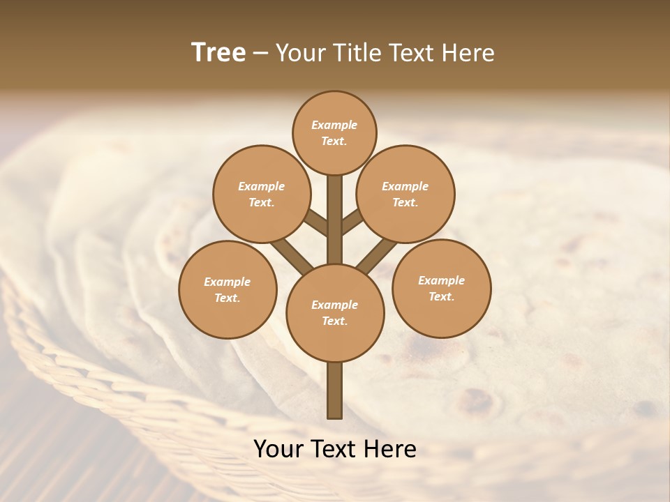 Studio Shot Indian Cuisine Vegetarian PowerPoint Template