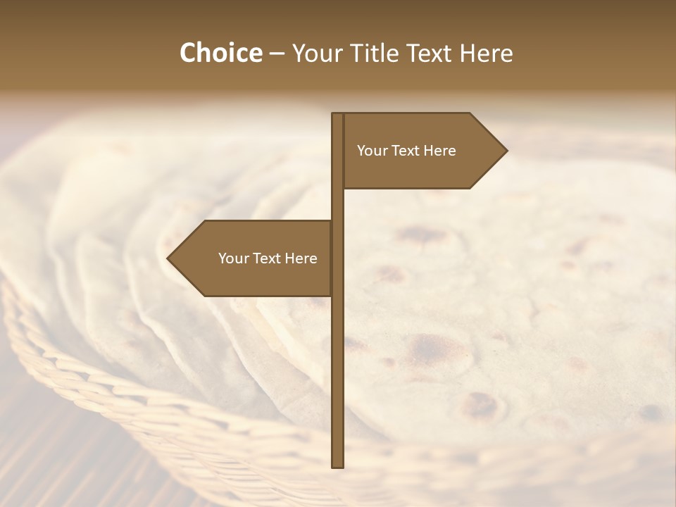 Studio Shot Indian Cuisine Vegetarian PowerPoint Template