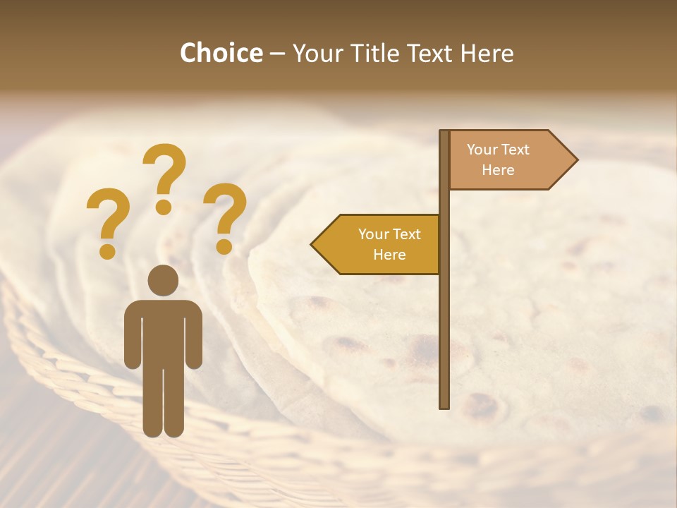 Studio Shot Indian Cuisine Vegetarian PowerPoint Template