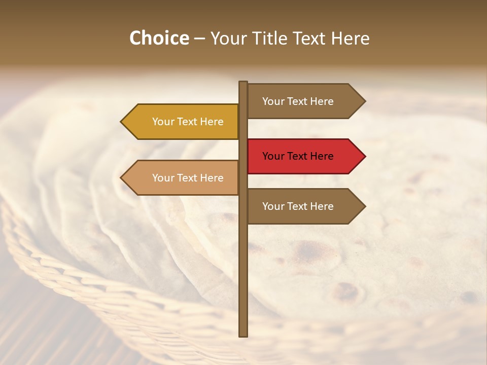 Studio Shot Indian Cuisine Vegetarian PowerPoint Template