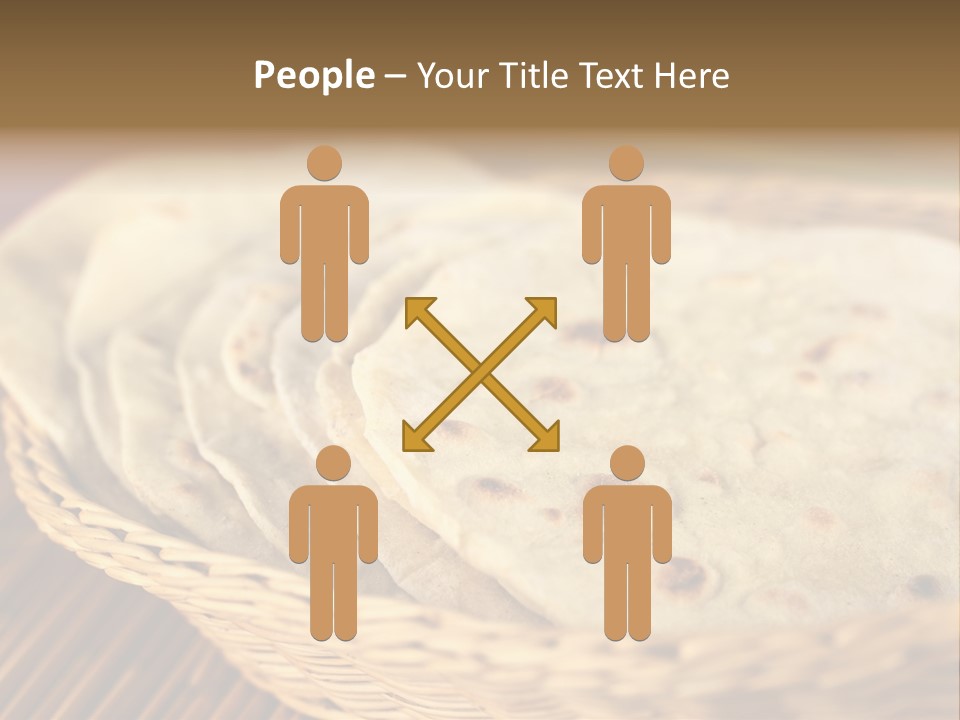 Studio Shot Indian Cuisine Vegetarian PowerPoint Template