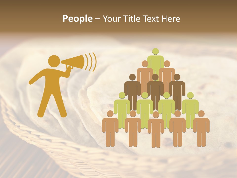 Studio Shot Indian Cuisine Vegetarian PowerPoint Template