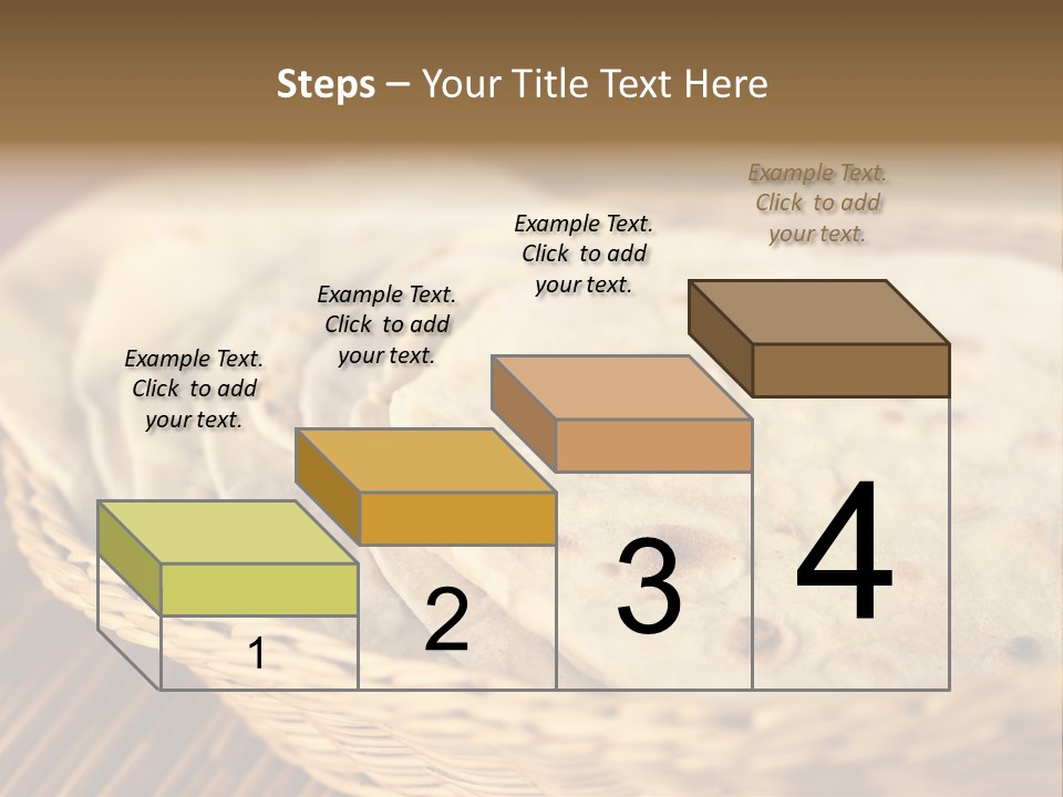 Studio Shot Indian Cuisine Vegetarian PowerPoint Template