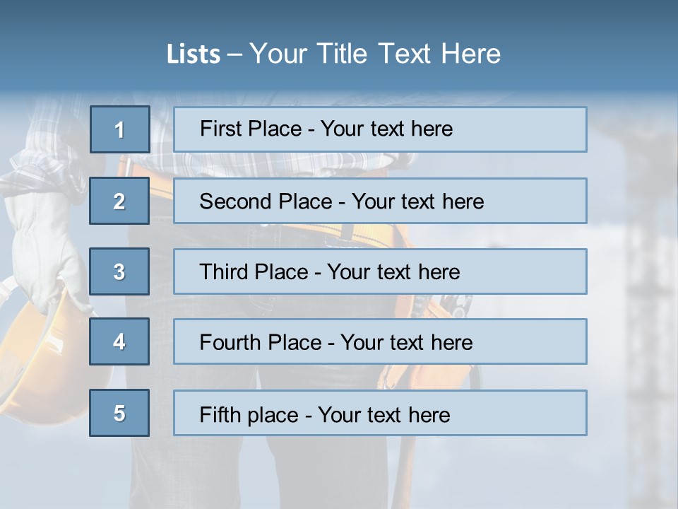Yellow Job Power PowerPoint Template