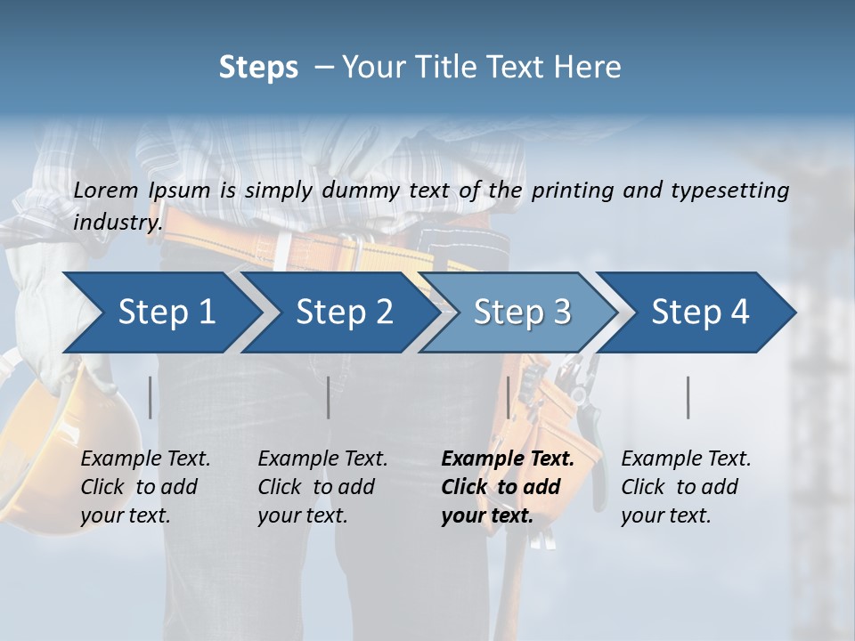 Yellow Job Power PowerPoint Template