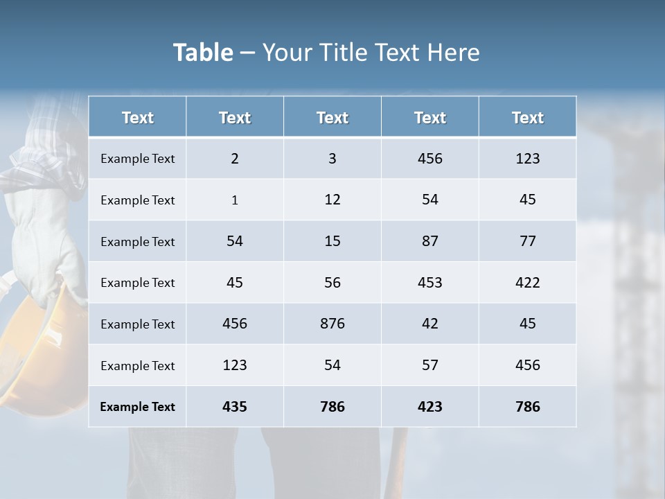 Yellow Job Power PowerPoint Template