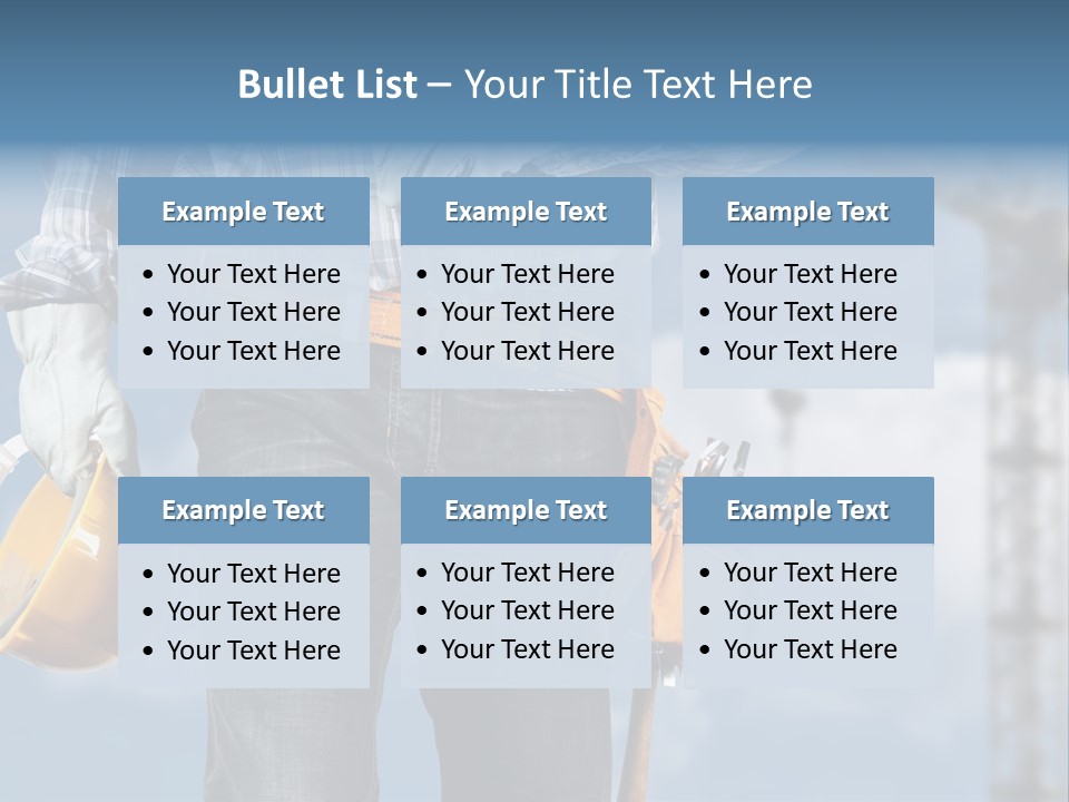 Yellow Job Power PowerPoint Template