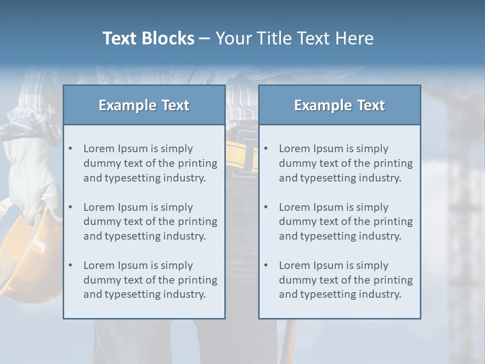 Yellow Job Power PowerPoint Template
