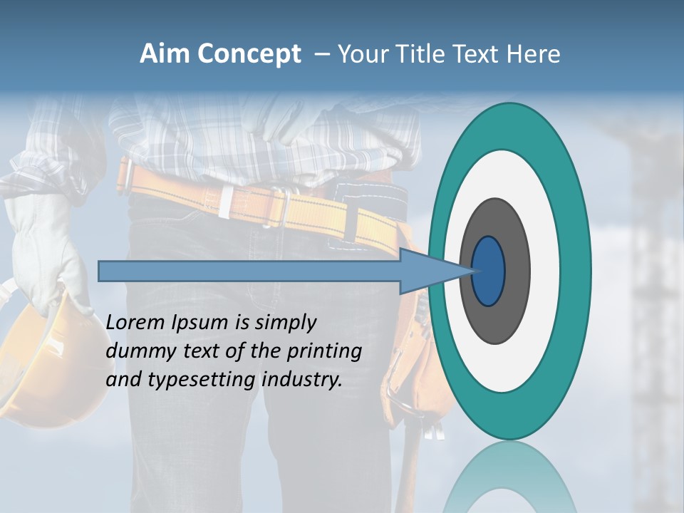 Yellow Job Power PowerPoint Template