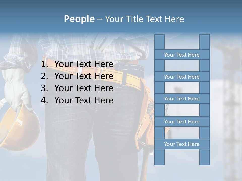 Yellow Job Power PowerPoint Template