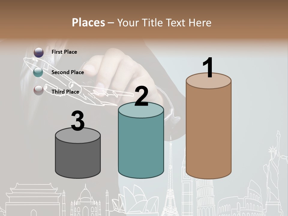 Earth Global Businessman PowerPoint Template