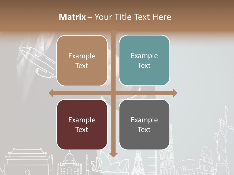 Earth Global Businessman PowerPoint Template