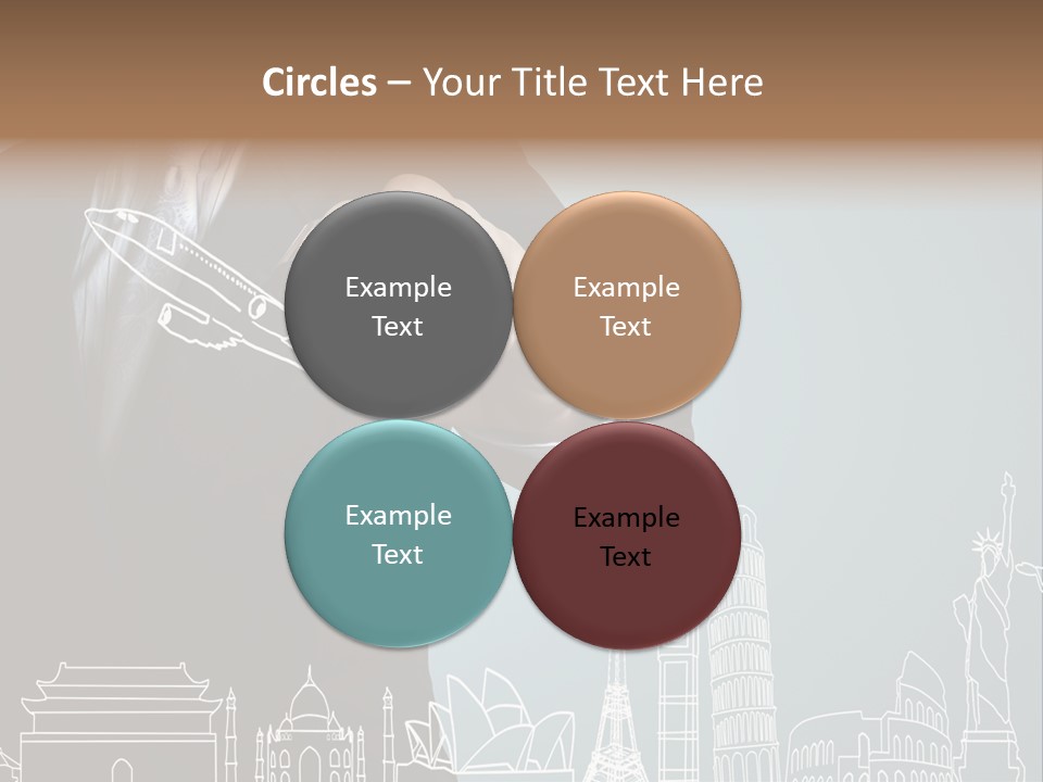 Earth Global Businessman PowerPoint Template