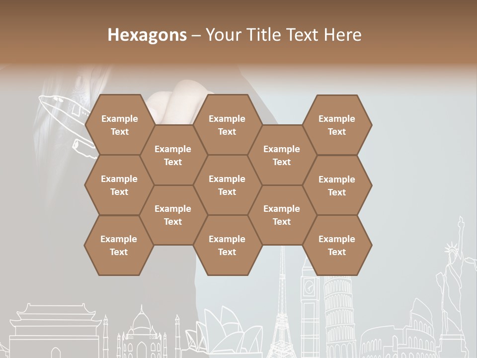 Earth Global Businessman PowerPoint Template