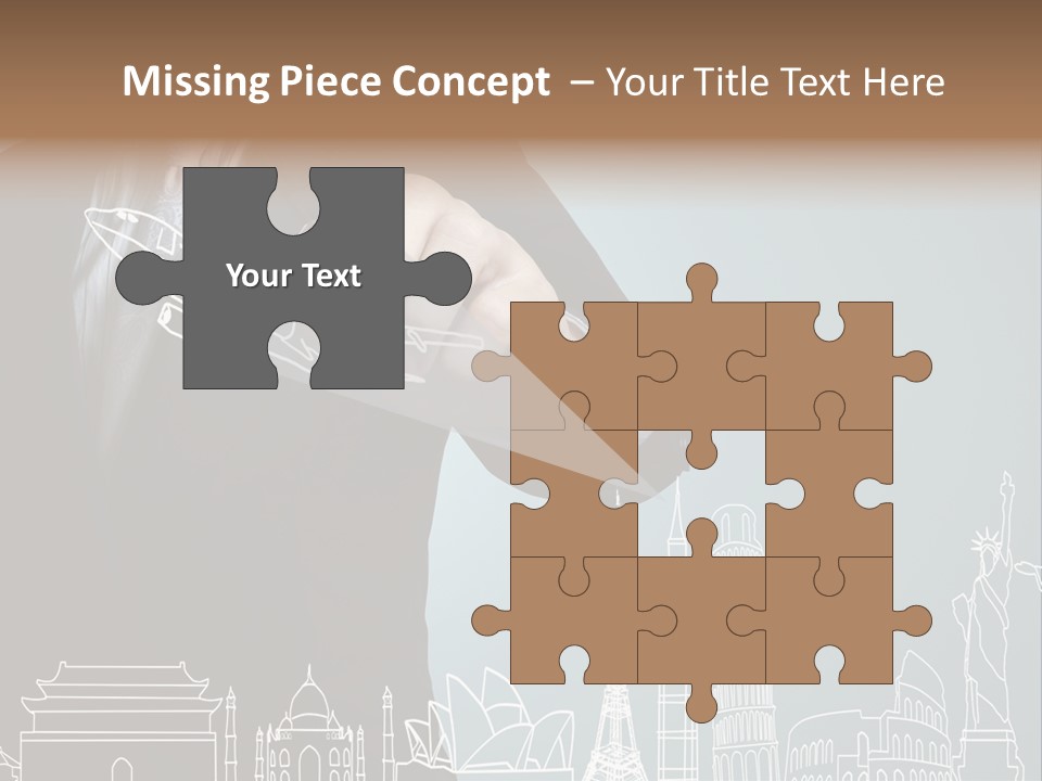 Earth Global Businessman PowerPoint Template