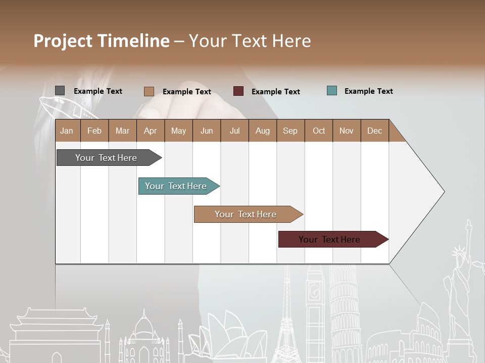 Earth Global Businessman PowerPoint Template