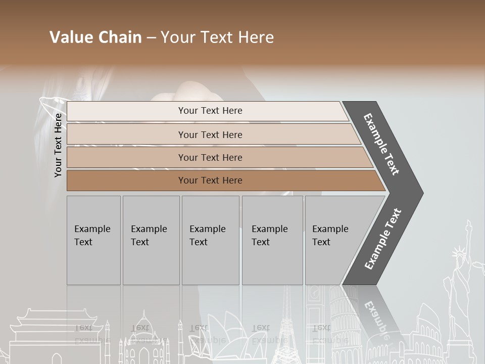 Earth Global Businessman PowerPoint Template