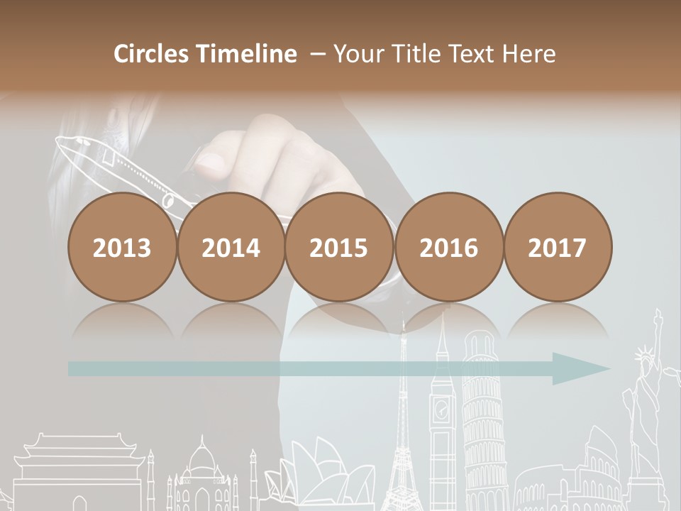 Earth Global Businessman PowerPoint Template