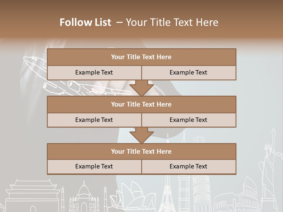 Earth Global Businessman PowerPoint Template