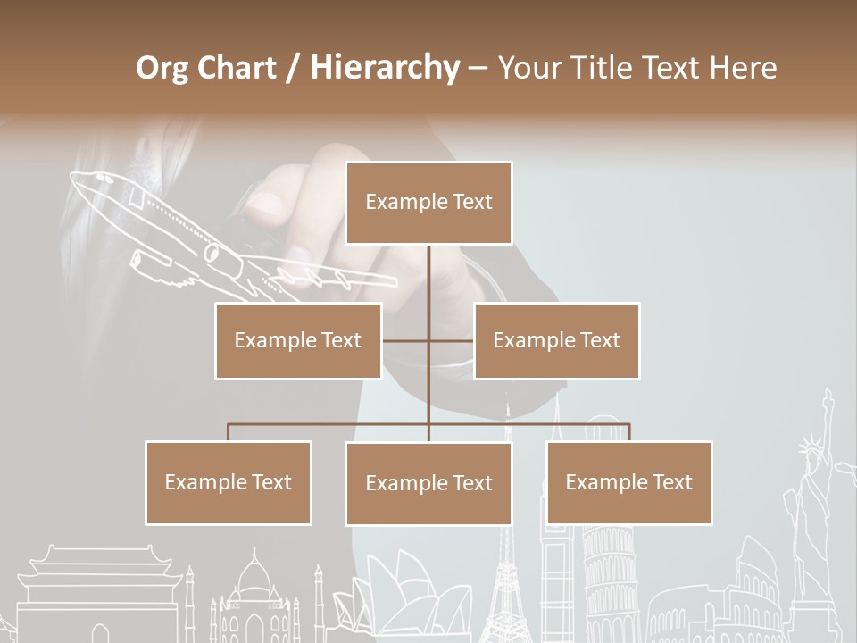 Earth Global Businessman PowerPoint Template