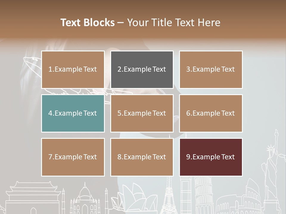 Earth Global Businessman PowerPoint Template
