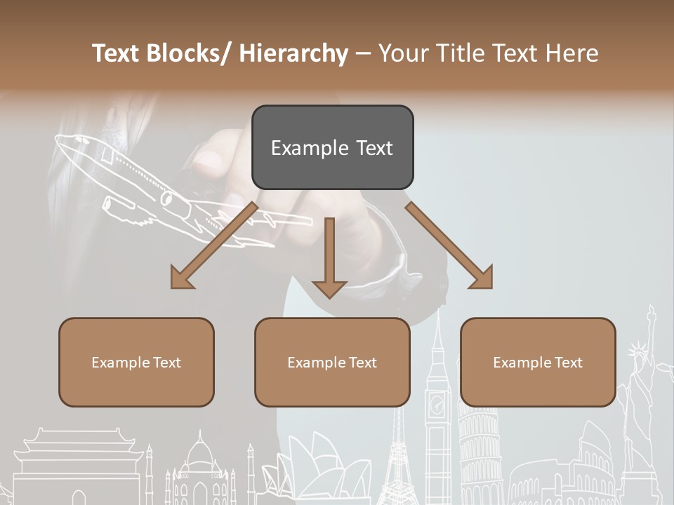 Earth Global Businessman PowerPoint Template