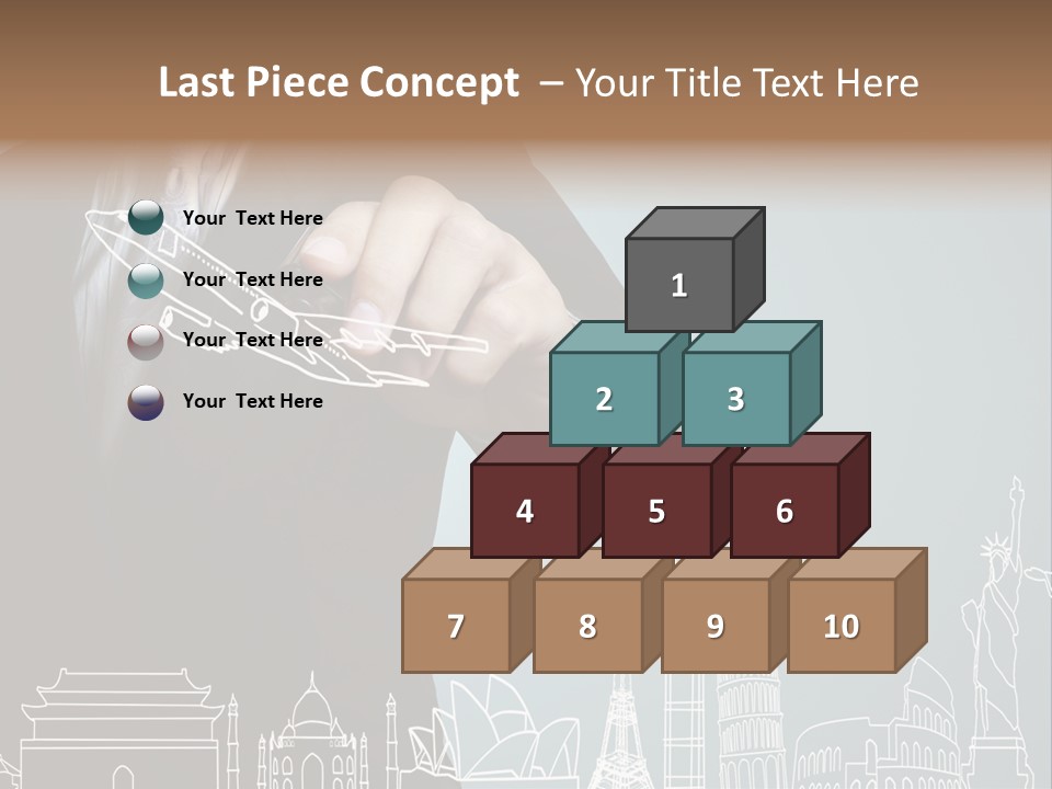 Earth Global Businessman PowerPoint Template