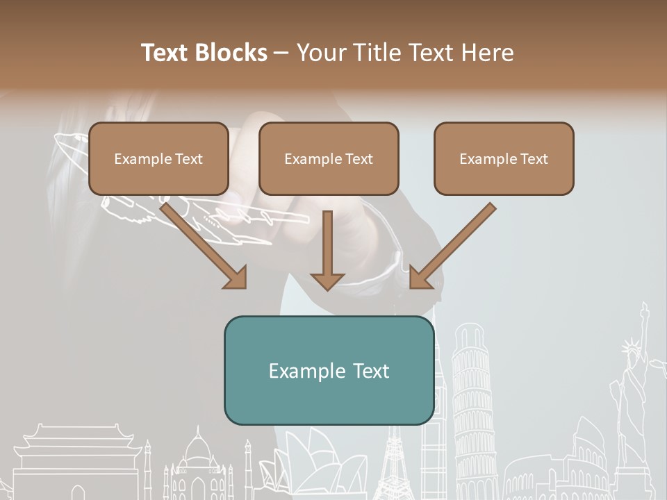 Earth Global Businessman PowerPoint Template