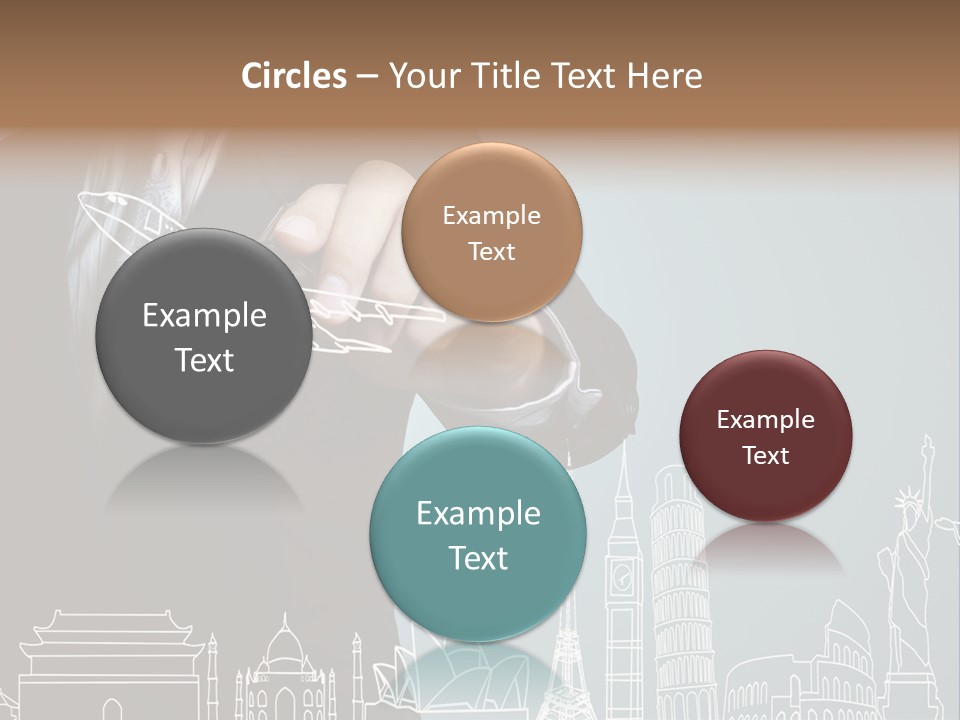 Earth Global Businessman PowerPoint Template